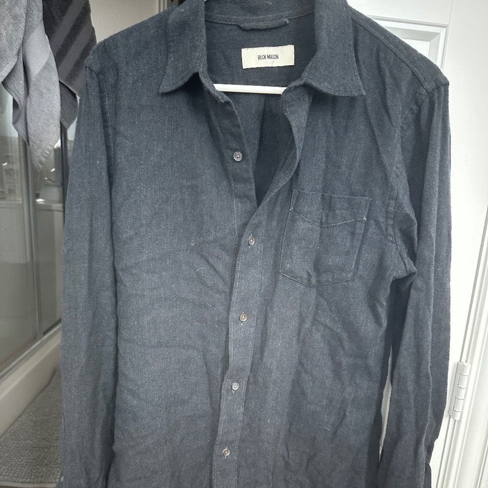 BUCK MASON PACIFIC TWILL ONE POCKET SHIRT - LIKE NEW!!!